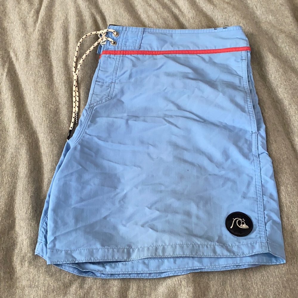 Blue Quicksilver size 40 board shorts
